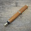 luxusni drevene kulickove pero Portland S Teak zlaty3
