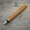luxusni drevene kulickove pero Portland S Teak zlaty8