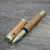 luxusni drevene kulickove pero Portland L Zebrano zlate (9)