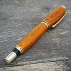 luxusni drevene kulickove pero Portland S Oranzova Dyha zlate (3)