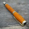 luxusni drevene kulickove pero Portland S Oranzova Dyha zlate (4)