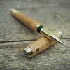 luxusni drevene kulickove pero Portland L Sud od vina zlate (10)