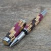 luxusni drevene kulickove pero Portland L Amaranth Zebrano Wenge (9)