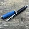 Dřevěné plnicí pero Portland S - Modrá + bahenní dub starý 6450 let - 1