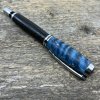 Dřevěné plnicí pero Portland S - Modrá + bahenní dub starý 6450 let - 2