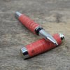 luxusni drevene kulickove pero Portland L Ruzove stabilizovane drevo (10)