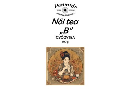 Női tea logó