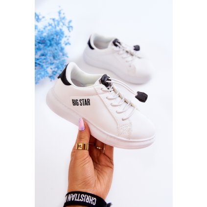 Dětské sportovní boty Big Star JJ374069 White and (Velikost 31, Barva Bílá)