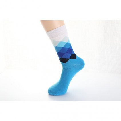 Pánské bavlněné ponožky vícebarevné různé vzory
