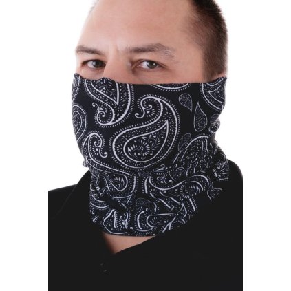 Komínová, leštěná látka s celopotiskovým vzorem