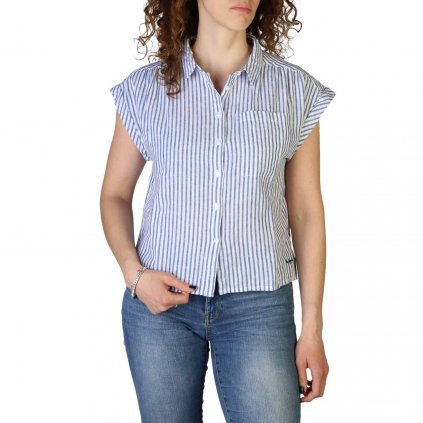 Dámská košile IRIS_PL304213 Pepe Jeans (Barva Bílá, Velikost L)