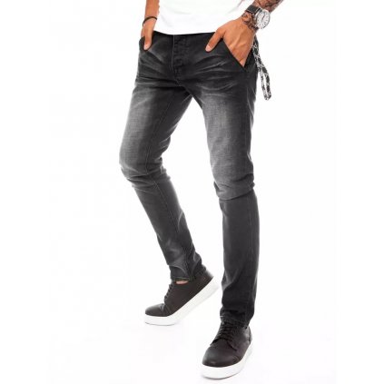 Černé pánské džíny slim fit UX3805