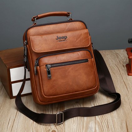 Crossbody pánská taška na rameno messenger (Barva 2112-Černá)