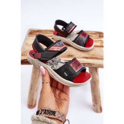 Dětské sandály Grendene Kids JJ385011 Černo (Velikost 30, Barva Černá)
