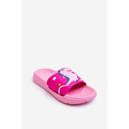 Dětský Dinosaurus T-Rex Slides Pink Bernis (Velikost 32/33, Barva Růžová)