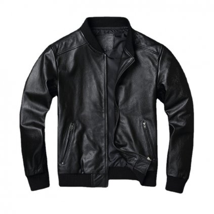 Pánská bunda Bomber přírodní kůže Cowhide