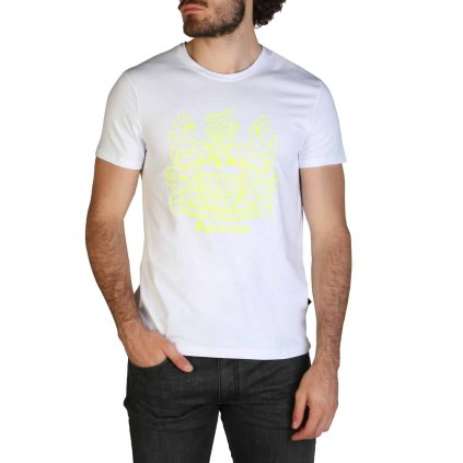 Pánské triko QMT019M0 Aquascutum (Barva Bílá, Velikost S)