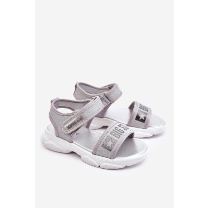 Dětské sandály na suchý zip Big Star LL374194 (Velikost 34)