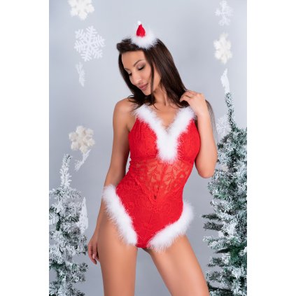 Sexy body kostým Naughty Santa
