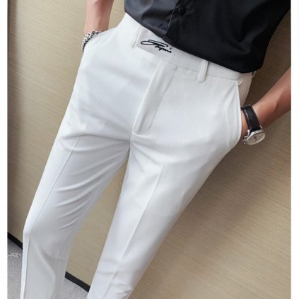 Pánské office kalhoty slim korean style