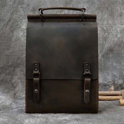 Unisex kožený batoh cestovní 100% Genuine Leather