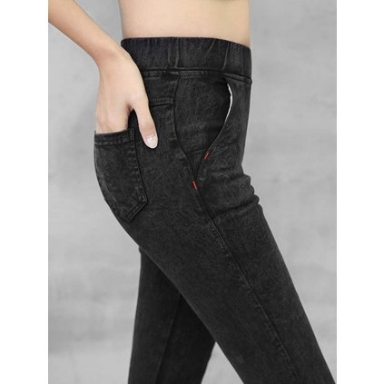 Elastické džínové kalhoty