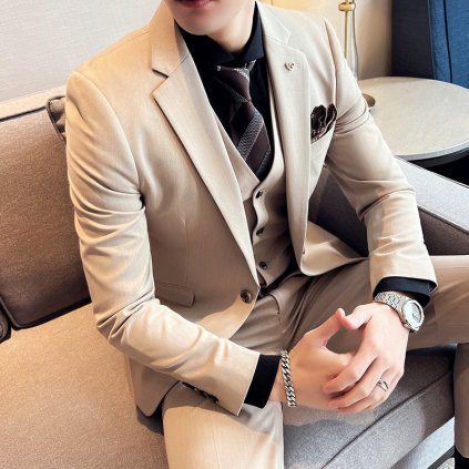 Formální pánský oblek business office styl 3 dílný
