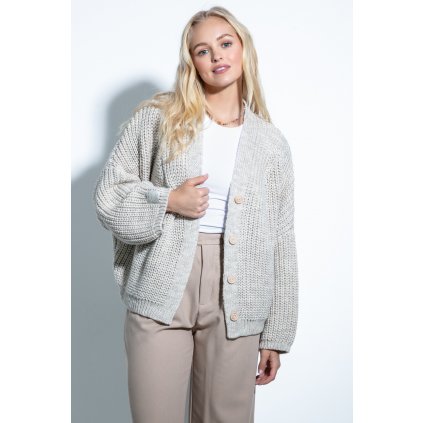 Oversize zapínací cardigan F1705