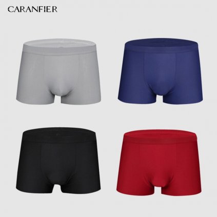 Bavlněné boxerky kvalitní pánské spodní prádlo 4ks set