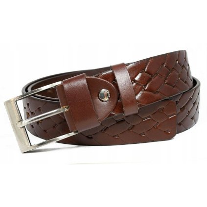Elegantní pánský kožený pásek (Velikost 110)