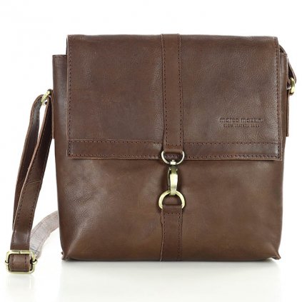 Messenger kabelka s klopou, elegantní crossbody