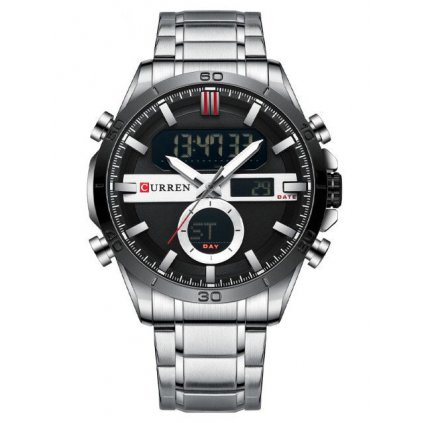 Pánské hodinky CURREN 8384 (zc023a) -DUAL TIME +BOX