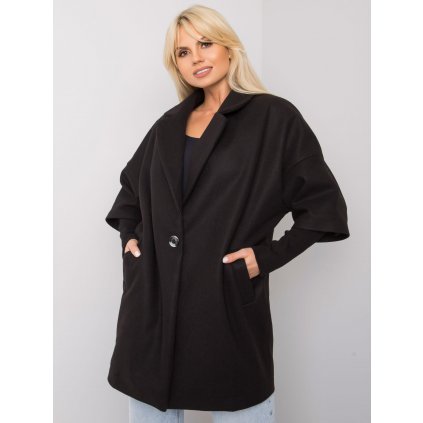 Oversize dámský kabát na knoflík CHA-PL-0409.30X