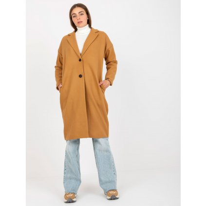 Elegantní dámský kabát na knoflíky TW-PL-BI-7298-1.15