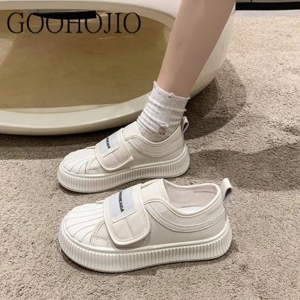 Stylové dámské sneakers GH572 (Barva Bílá, Velikost 35)