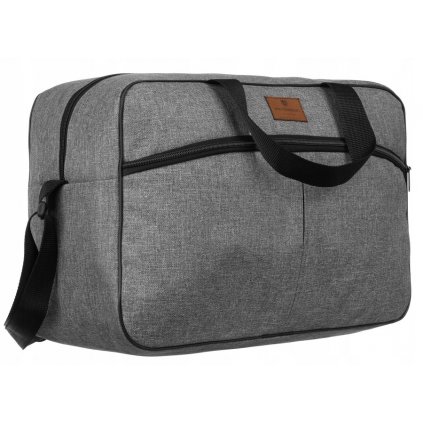 Prostorná cestovní taška s držákem na kufr