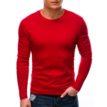 Jednobarevná pánská košile s dlouhým rukávem - ESPIR