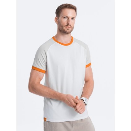 Pánské bavlněné tričko reglan V2 - ESPIR (Velikost M, Barva Šedá)