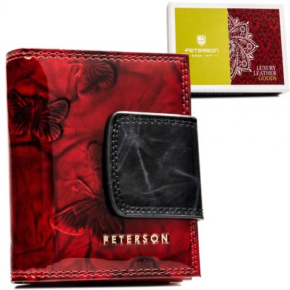 Malá, kožená dámská peněženka na patentku PTN 42329-BF