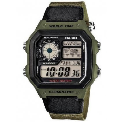 Pánské hodinky CASIO AE-1200WHB-3B + BOX