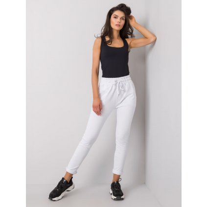 Dámské teplákové kalhoty RV-DR-3698.05X (Velikost XL, Barva Bílá)