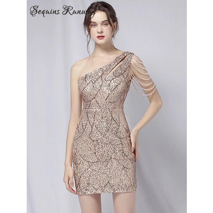 Plesové krátké šaty Sequins SQ563