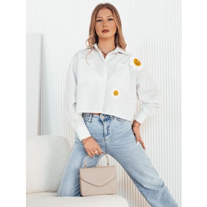 Elegantní dámská košile MISUN DY0409 (Velikost ONE SIZE, Barva Světle šedá)