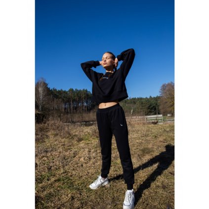 Klasické joggery LA055 (Velikost S, Barva Černá)