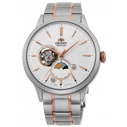 Pánské hodinky Orient Classic Sun & Moon RA-AS0101S10B + BOX