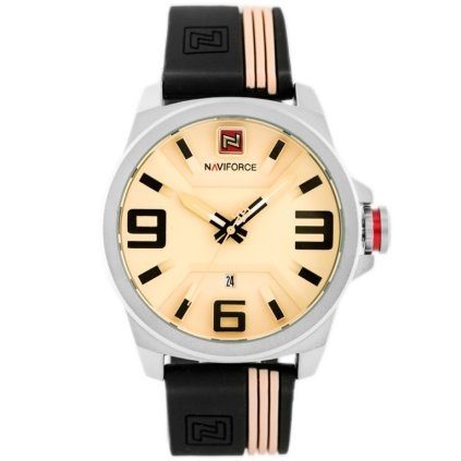 Pánské hodinky NAVIFORCE - NF9098 (zn045a) - beige (Barva (varianta) tay-7854-uniw)