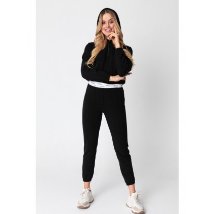 Elastické jogger kalhoty s logem LA102