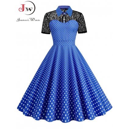 Barevné retro šaty JW921