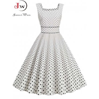 Retro šaty áčkového střihu JW943