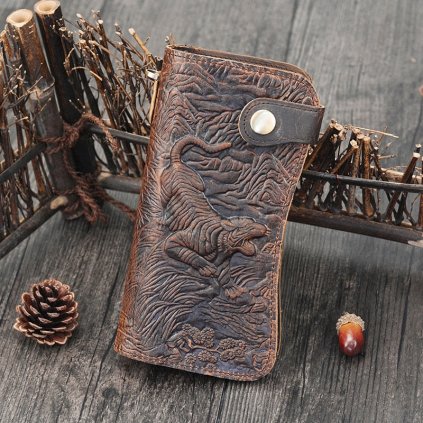 Pánská kožená peněženka NW485 (Barva (varianta) Dragon Embossing)